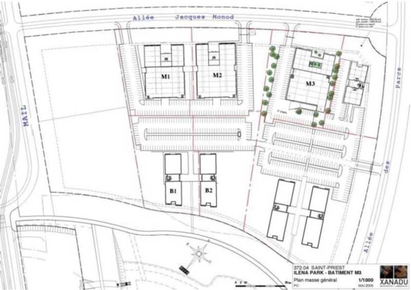 Location bureaux 1991 m² divisibles à partir de 375 m²