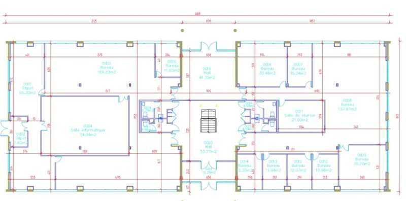 Location bureaux 2000 m² divisibles à partir de 187 m²