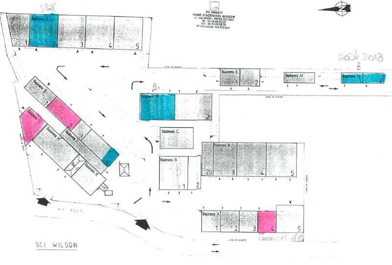 Location entrepots 1180 m² divisibles à partir de 120 m²