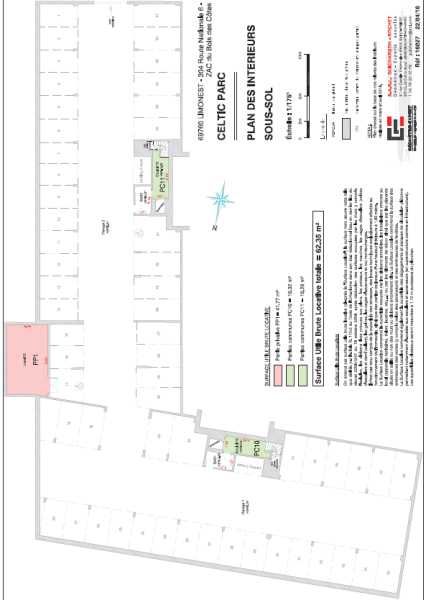 Location bureaux 434 m² non divisibles