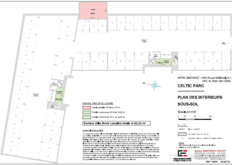 Location bureaux 434 m² non divisibles