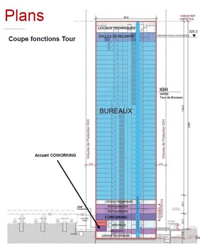 Location bureaux 6166 m² divisibles à partir de 541 m²