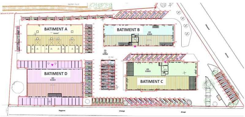 Vente bureaux 1651 m² divisibles à partir de 82 m²