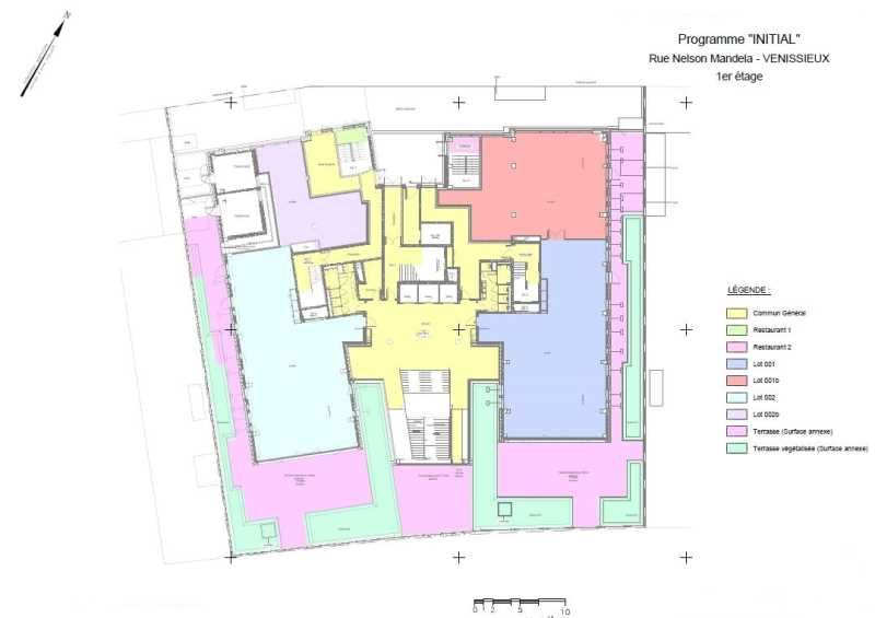 Vente bureaux 1111 m² non divisibles