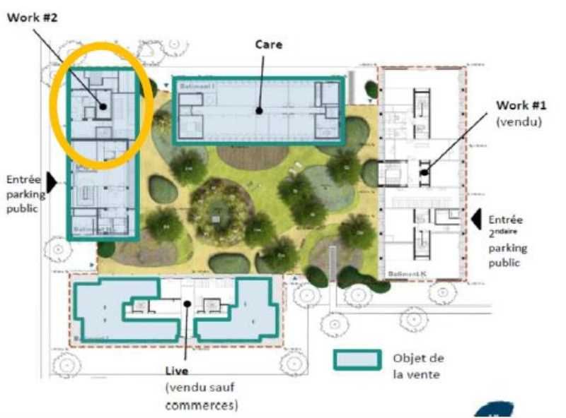 Location bureaux 1320 m² divisibles à partir de 166 m²
