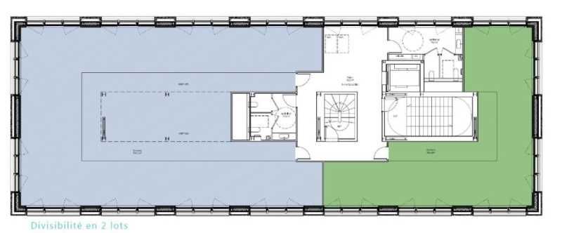 Location bureaux 1320 m² divisibles à partir de 166 m²