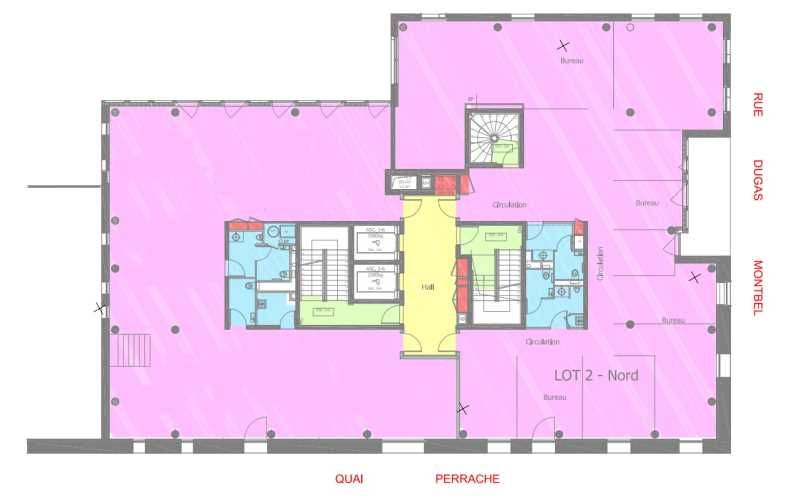 Location bureaux 1472 m² divisibles à partir de 138 m²