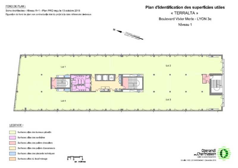 Location bureaux 2616 m² divisibles à partir de 340 m²