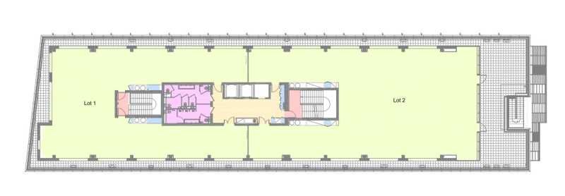 Location bureaux 2616 m² divisibles à partir de 340 m²