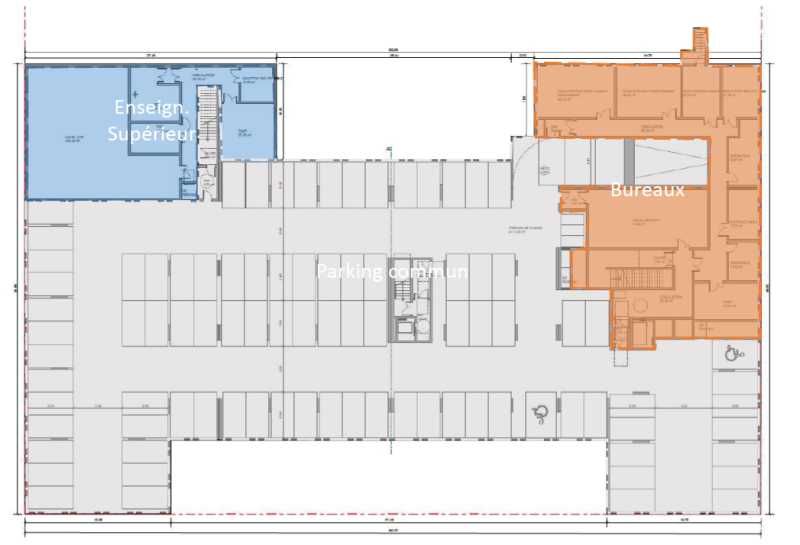 Location bureaux 6073 m² divisibles à partir de 3000 m²