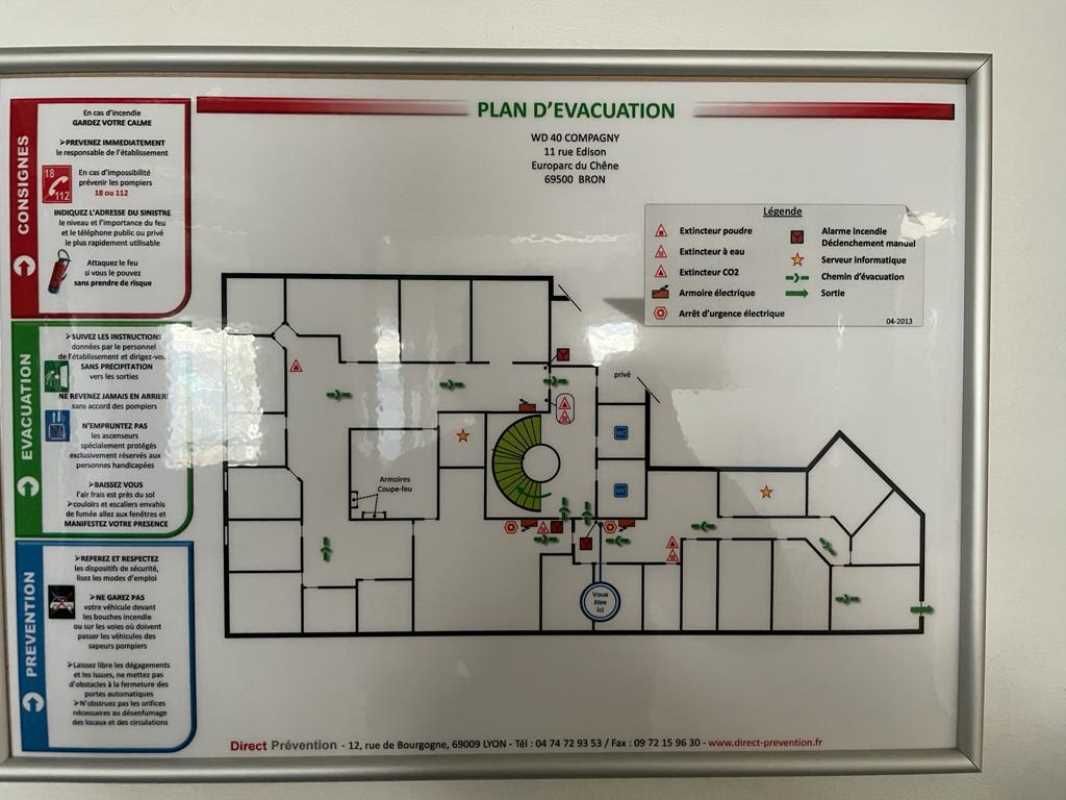 Location bureaux 448 m² non divisibles