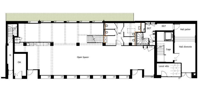 Vente bureaux 1364 m² divisibles à partir de 110 m²