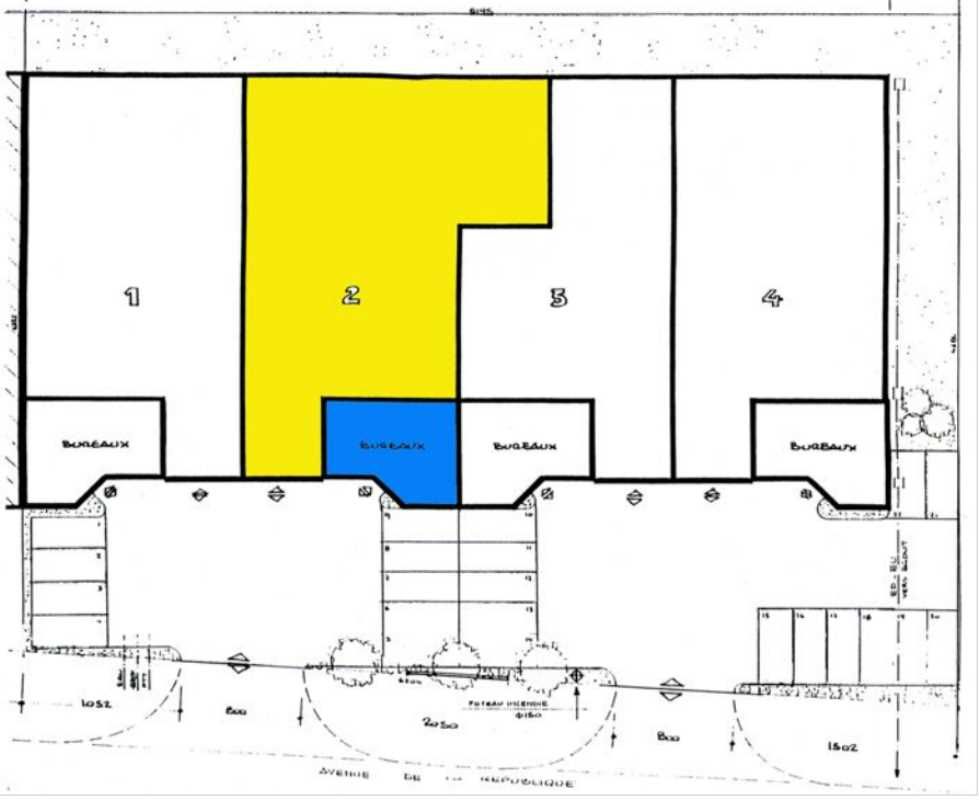 Location entrepots 715 m² non divisibles