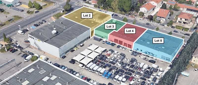 Location entrepots 740 m² non divisibles