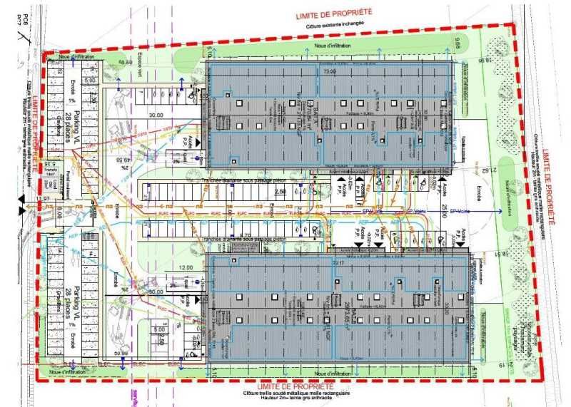 Location entrepots 4623 m² divisibles à partir de 542 m²