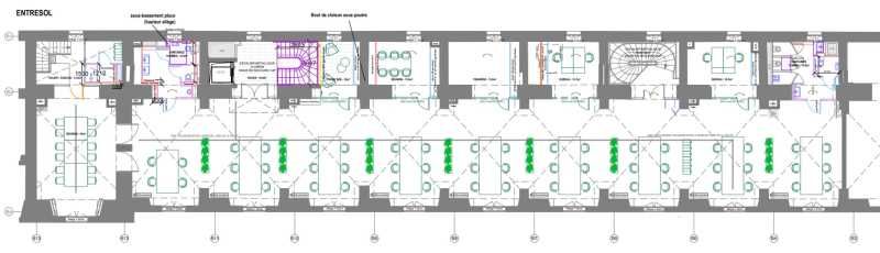 Location bureaux 535 m² non divisibles
