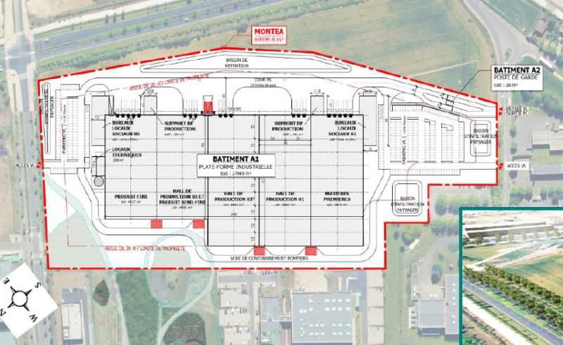 Location entrepots 30247 m² non divisibles