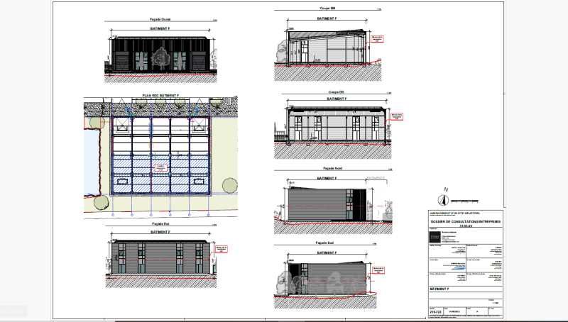 Location entrepots 761 m² divisibles à partir de 303 m²