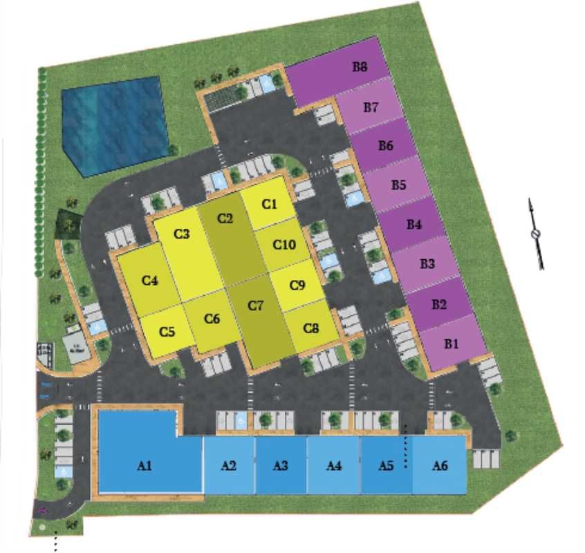 Vente entrepots 442 m² non divisibles