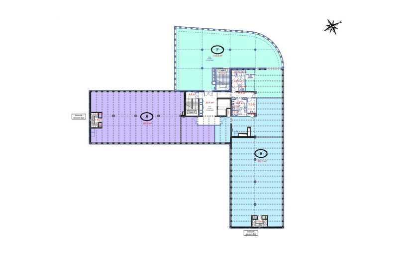 Location bureaux 691 m² divisibles à partir de 333 m²
