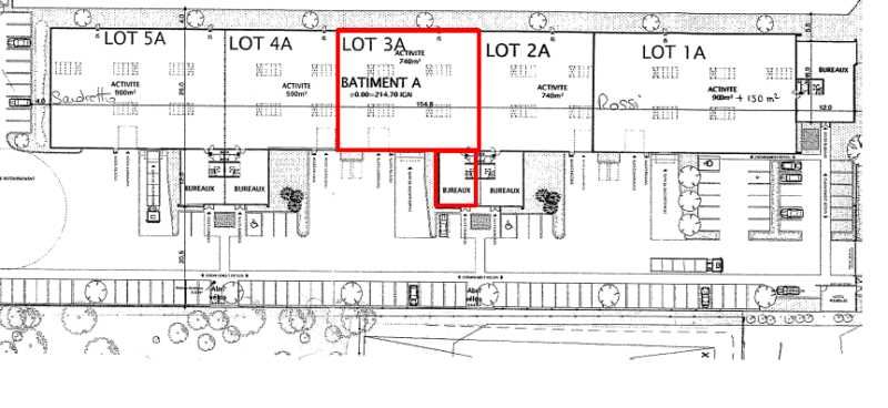 Location entrepots 1002 m² non divisibles