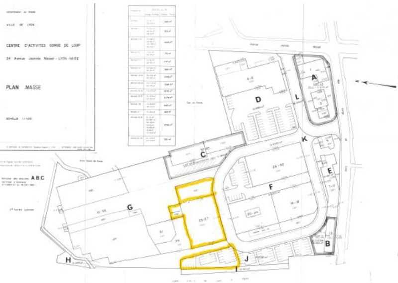 Location bureaux 1571 m² divisibles à partir de 641 m²