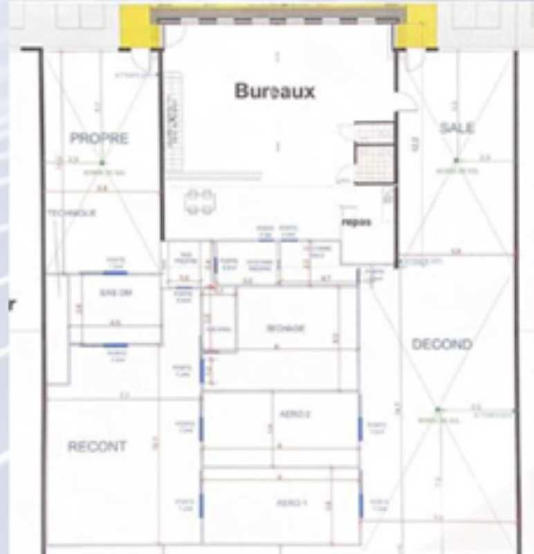 Vente entrepots 731 m² non divisibles