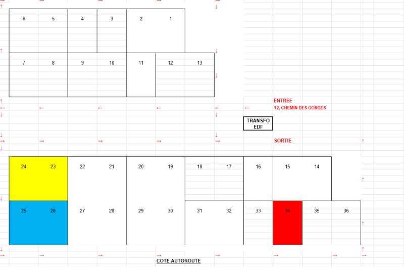 Location entrepots 1226 m² divisibles à partir de 206 m²