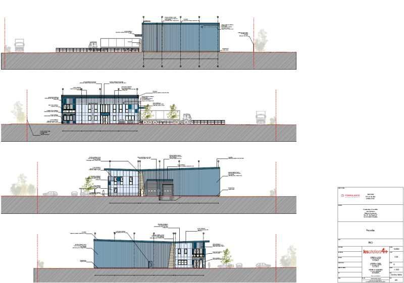Vente entrepots 905 m² non divisibles