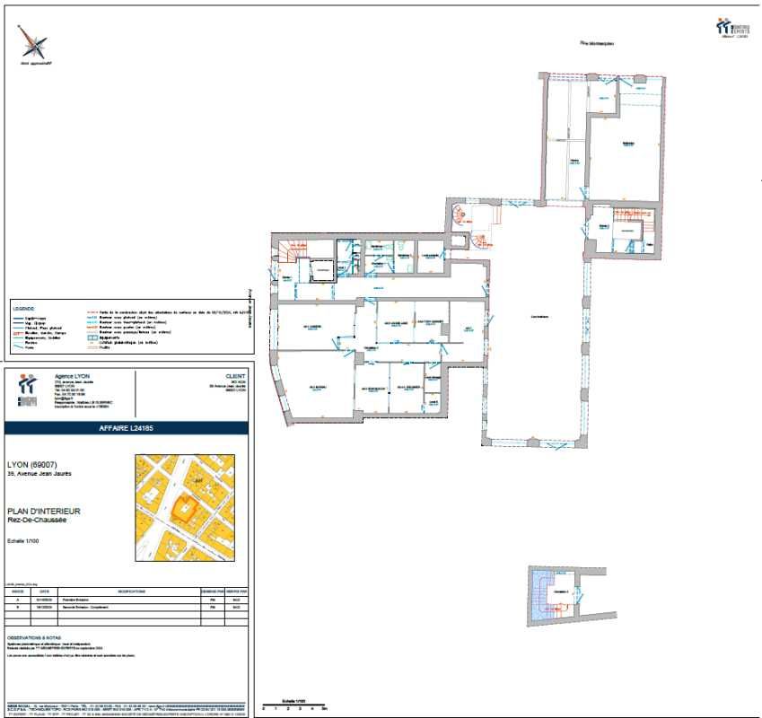 Vente bureaux 1884 m² divisibles à partir de 10 m²