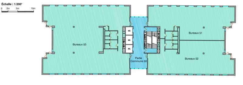 Location bureaux 1028 m² divisibles à partir de 186 m²