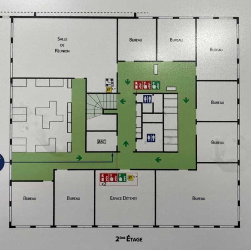 Location bureaux 343 m² non divisibles