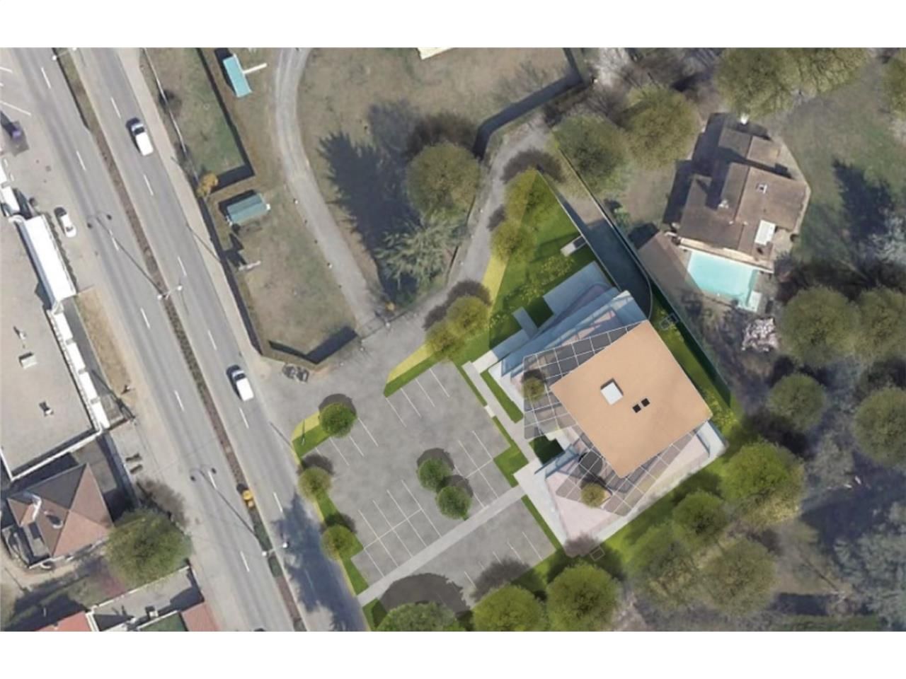 À Limonest, dans un environnement calme et verdoy