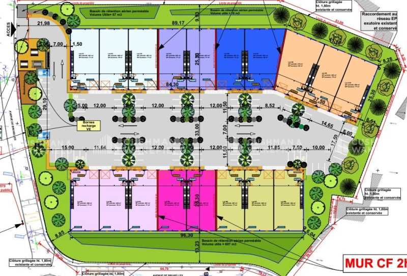 Location entrepots 6531 m² divisibles à partir de 373 m²