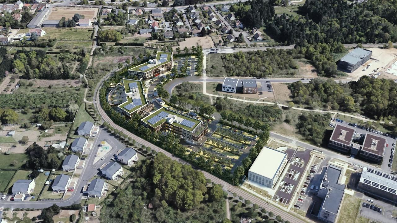 461.6 m² pour ce bureaux en location à Olivet