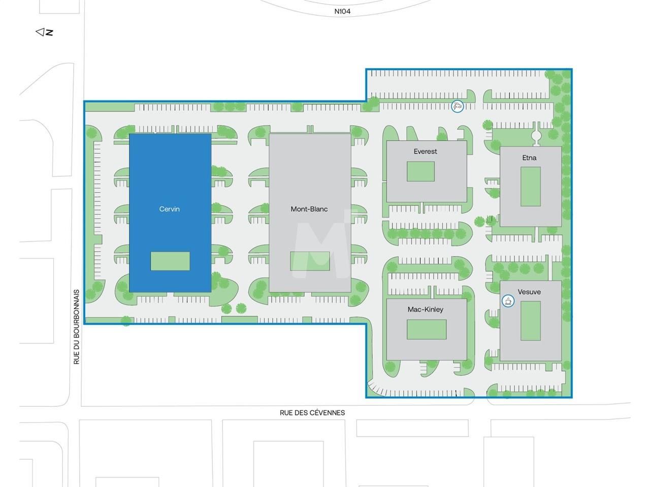 Location entrepots 1701 m² divisibles à partir de 213 m²