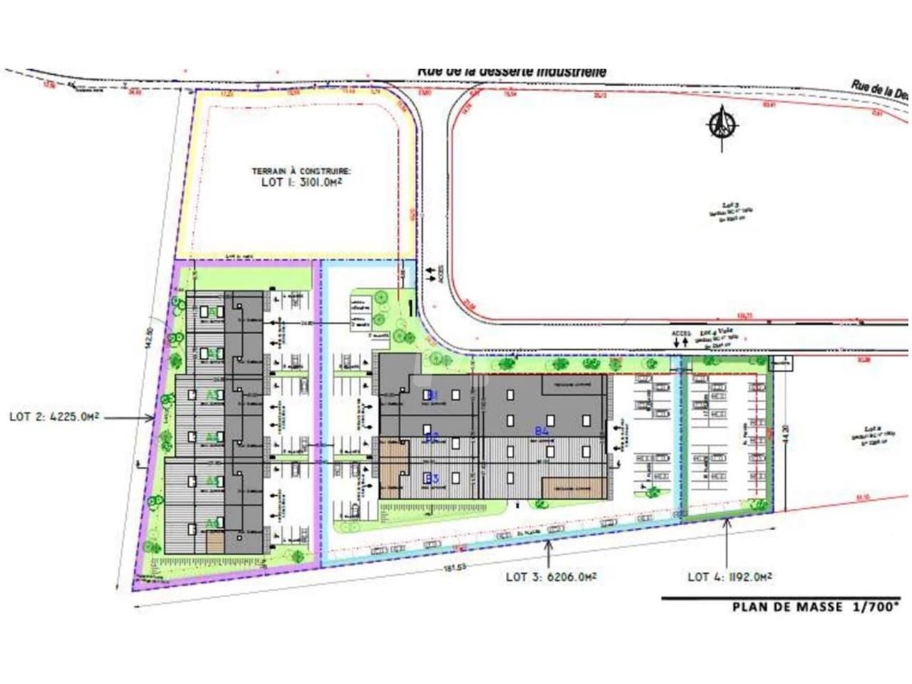 Location entrepots 385 m² non divisibles