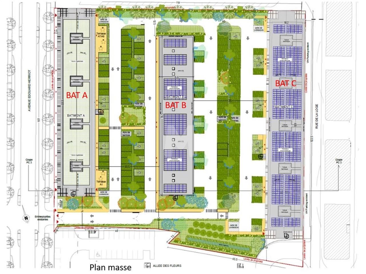 Location entrepots 7171 m² divisibles à partir de 132 m²