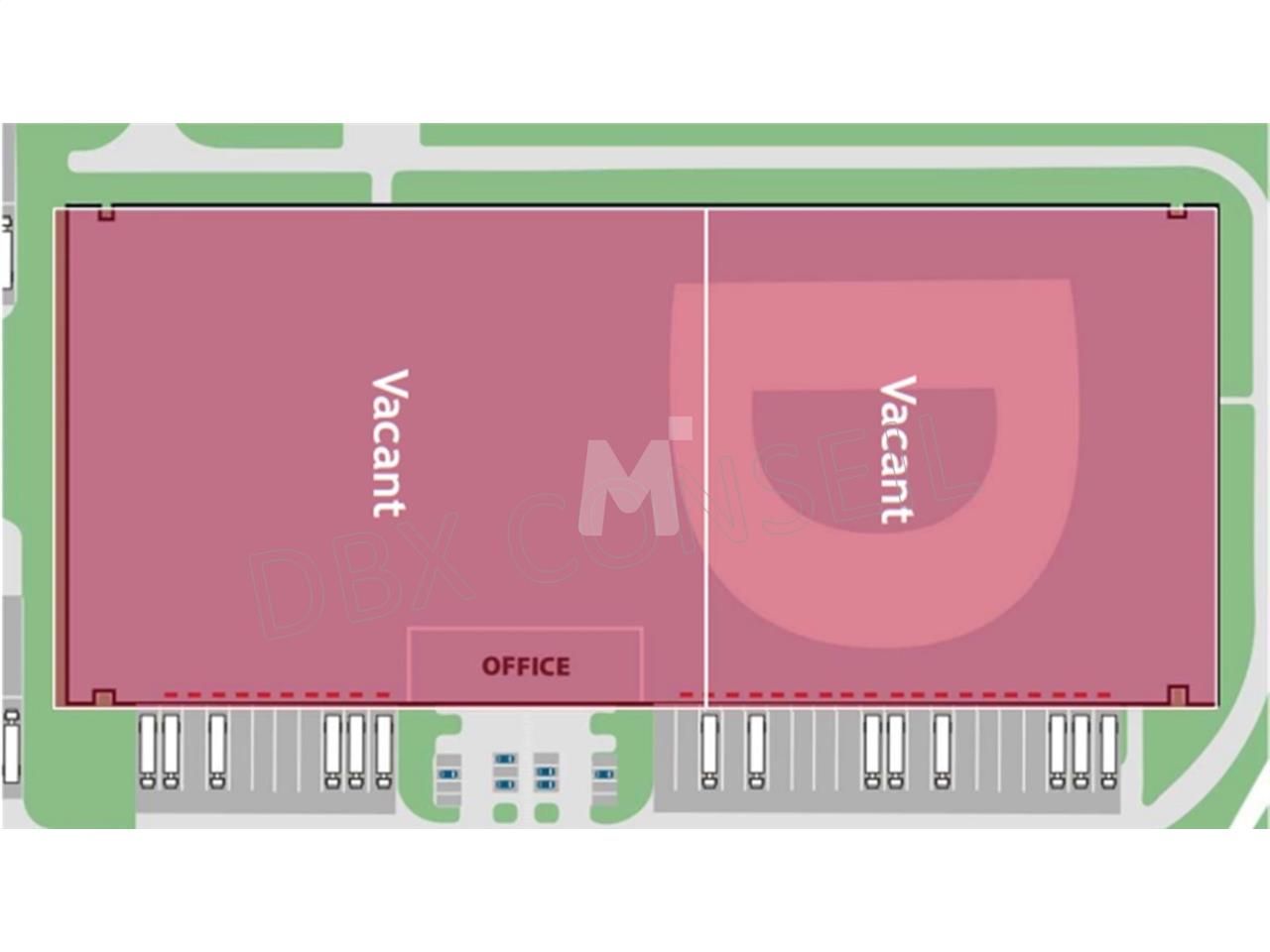 Location entrepots 13120 m² non divisibles