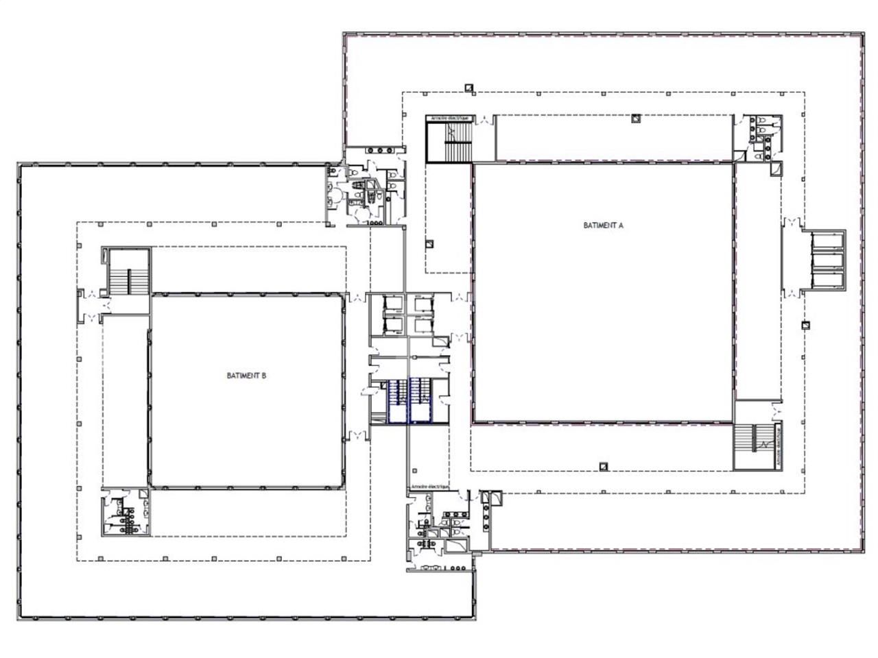 Location bureaux 4613 m² divisibles à partir de 427 m²
