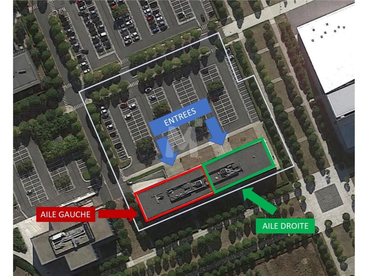 Location bureaux 2203 m² divisibles à partir de 695 m²