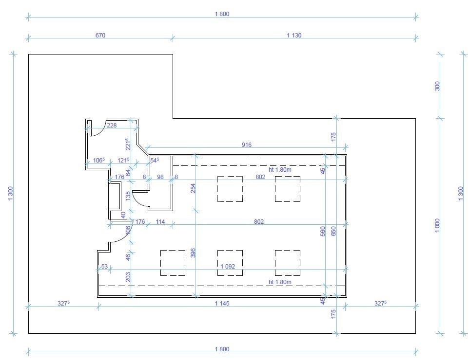 Location bureaux 76 m² non divisibles