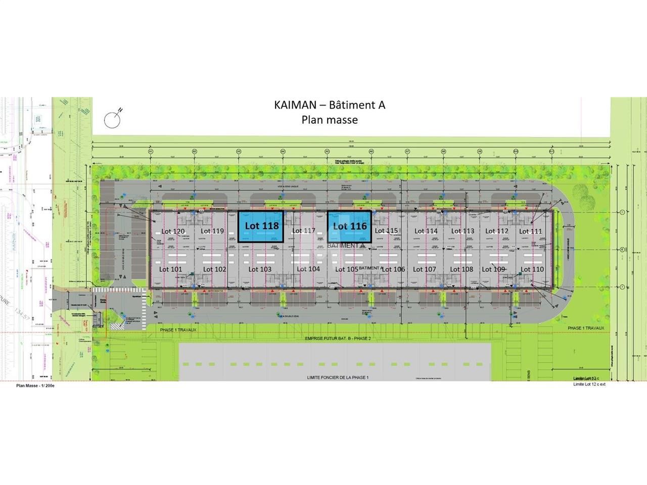 Location entrepots 458 m² divisibles à partir de 229 m²