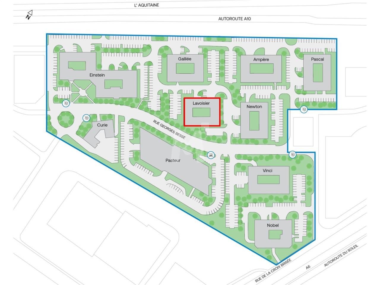 Location bureaux 575 m² divisibles à partir de 217 m²