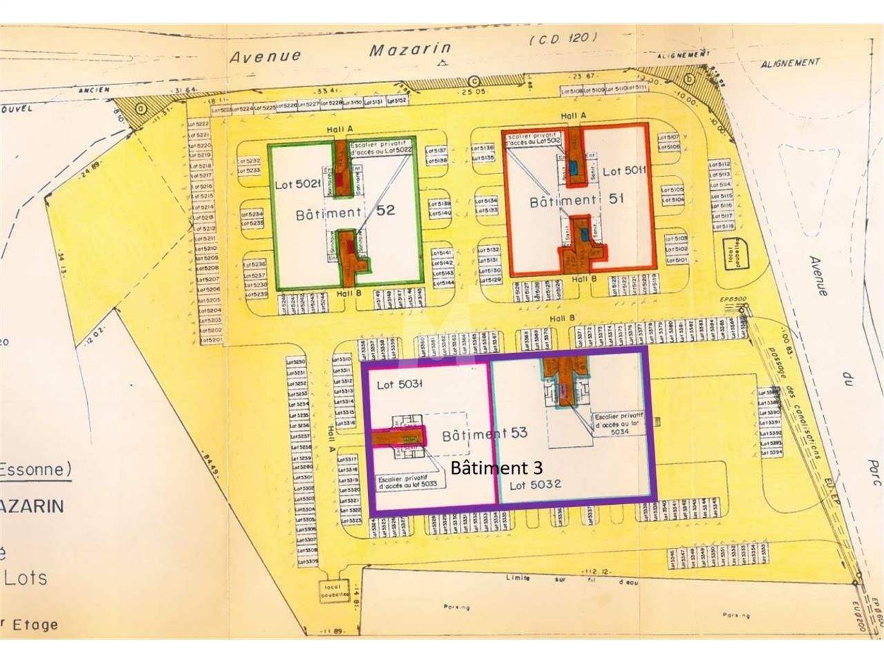 Location entrepots 3837 m² non divisibles