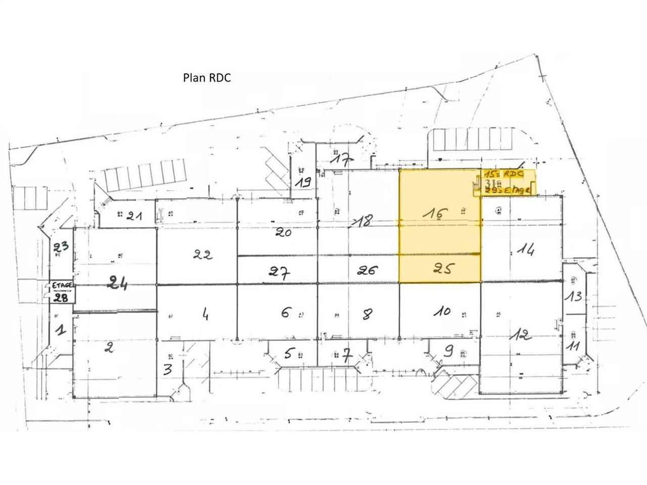 Location entrepots 451 m² non divisibles