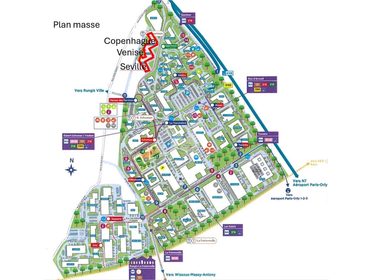 Location bureaux 10168 m² divisibles à partir de 160 m²