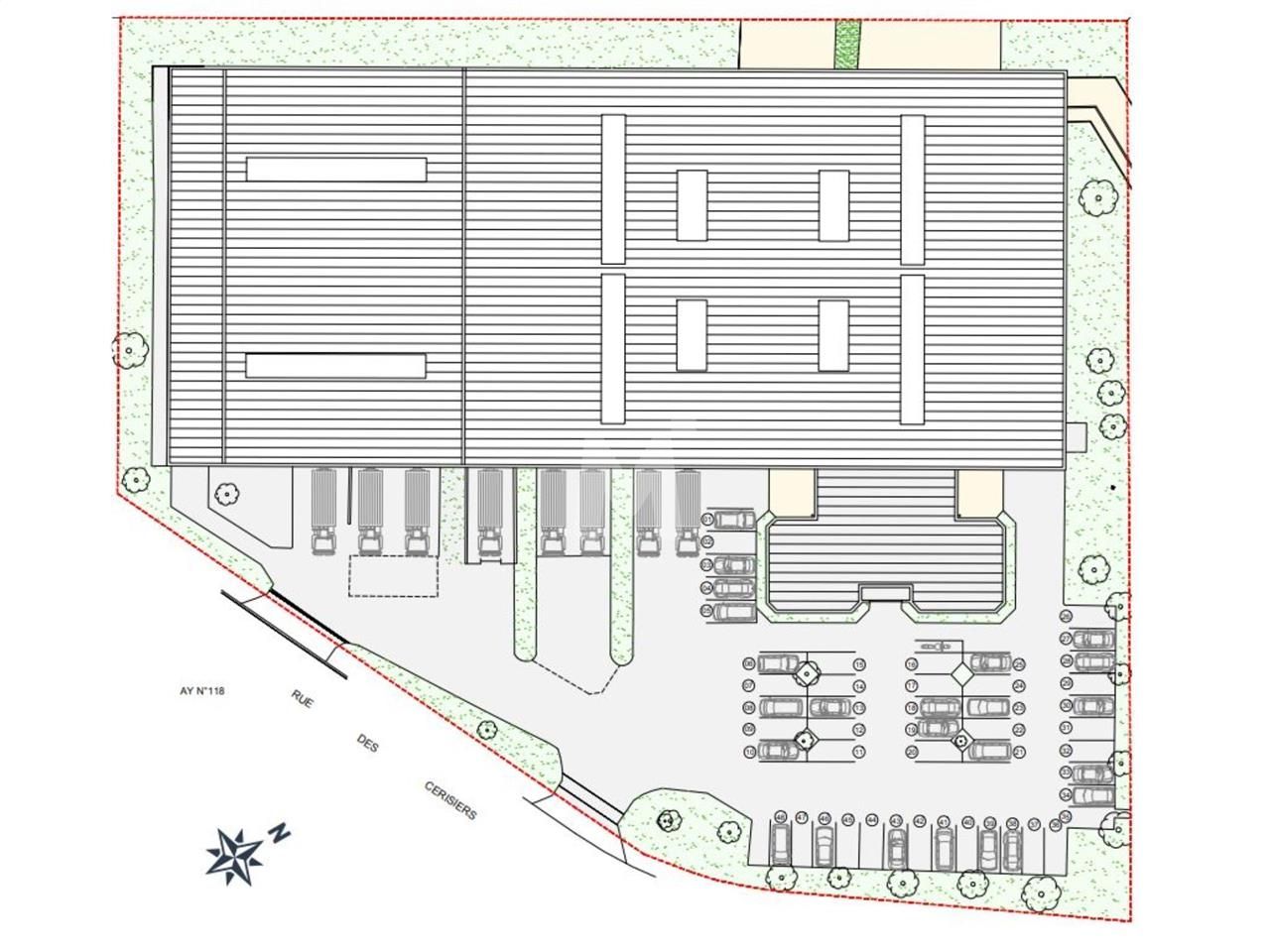 Location entrepots 4542 m² non divisibles