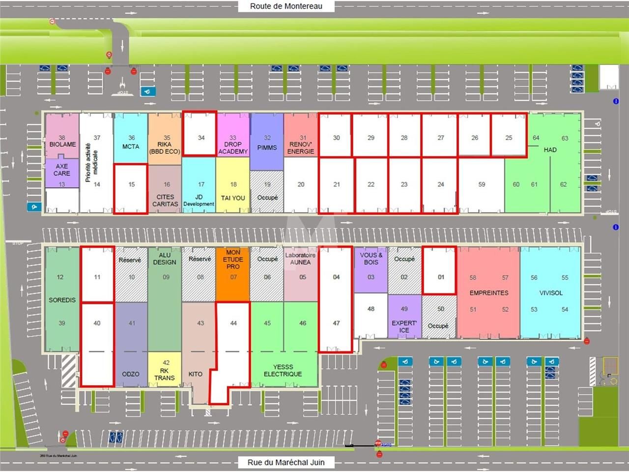 Location entrepots 6118 m² divisibles à partir de 75 m²