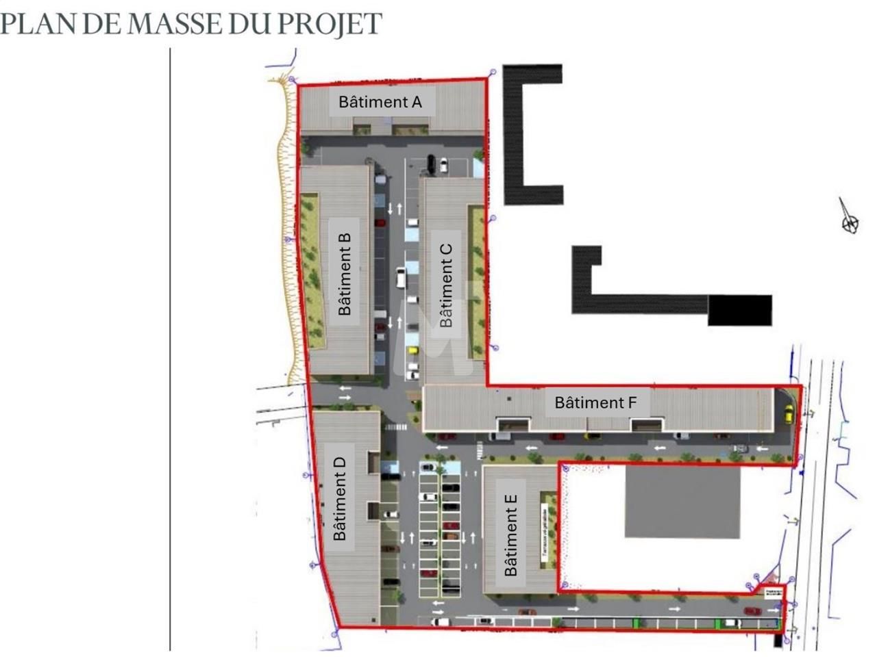 Vente bureaux 3708 m² divisibles à partir de 62 m²